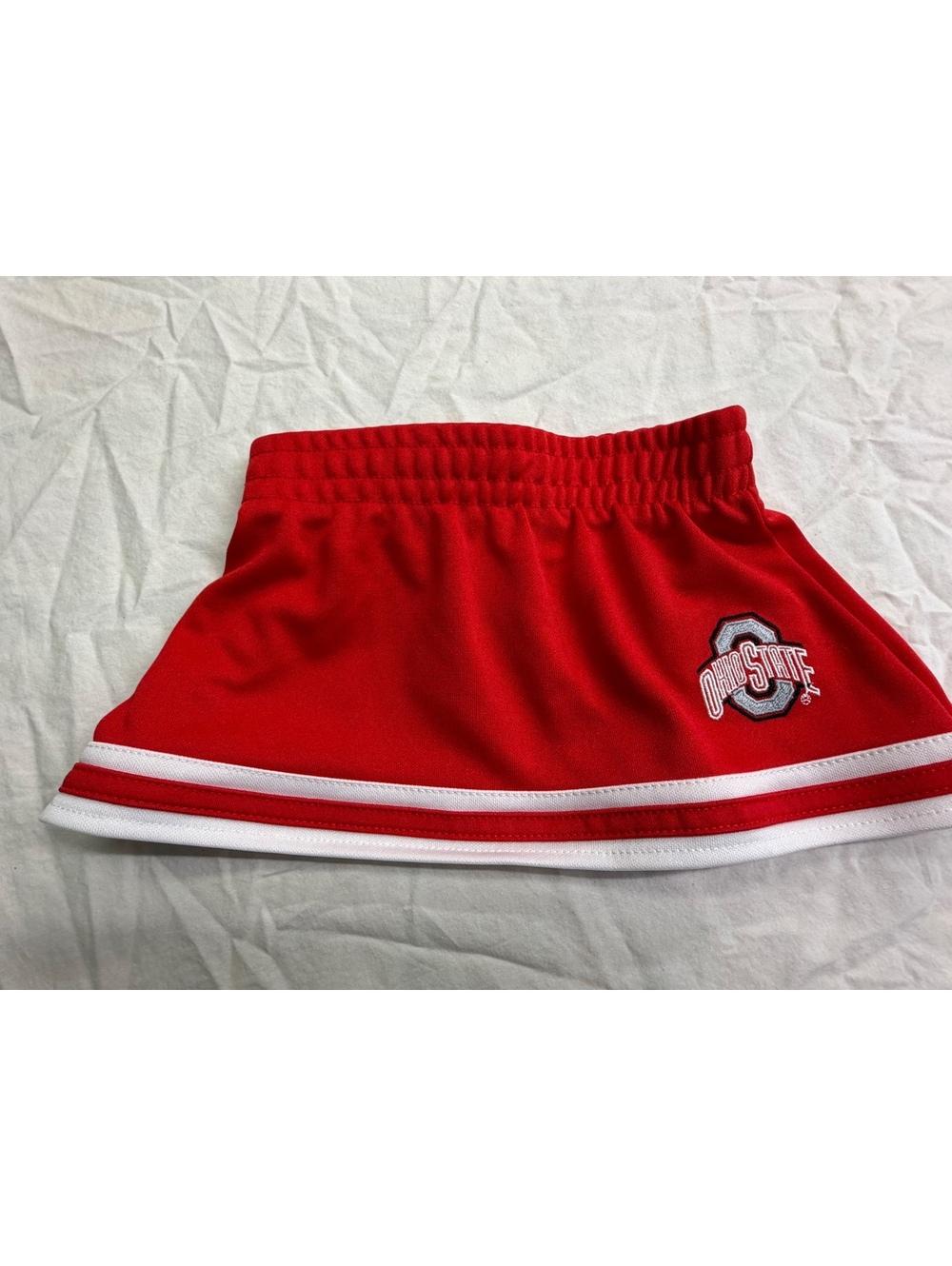 Ohio State Buckeyes Baby Girl Cheerleader Skirt 6-9 Months Red OSU Embroidered